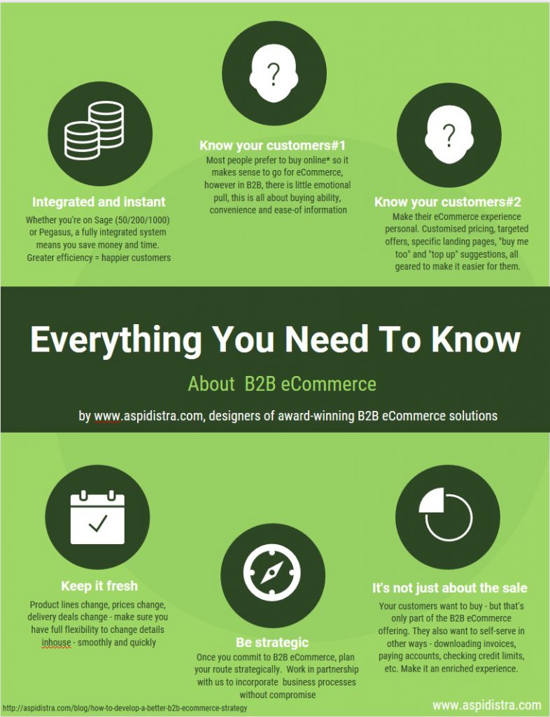 Everything you need to know about B2B eCommerce Infographic